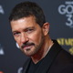 Spanish actor Antonio Banderas poses on the Red Carpet prior to presenting the 35th Spain's Goya Film Awards gala in Malaga on March 6, 2021.